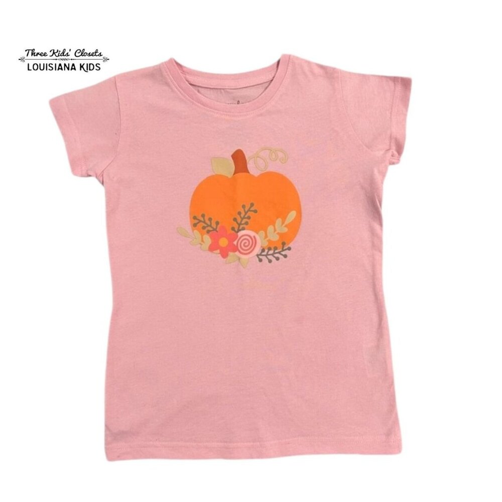 Sweet Wink 5-6Y Pink Fall Pumpkin Shirt